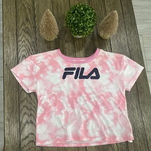 croptop from the brand Fila , the color is pink , and size is M